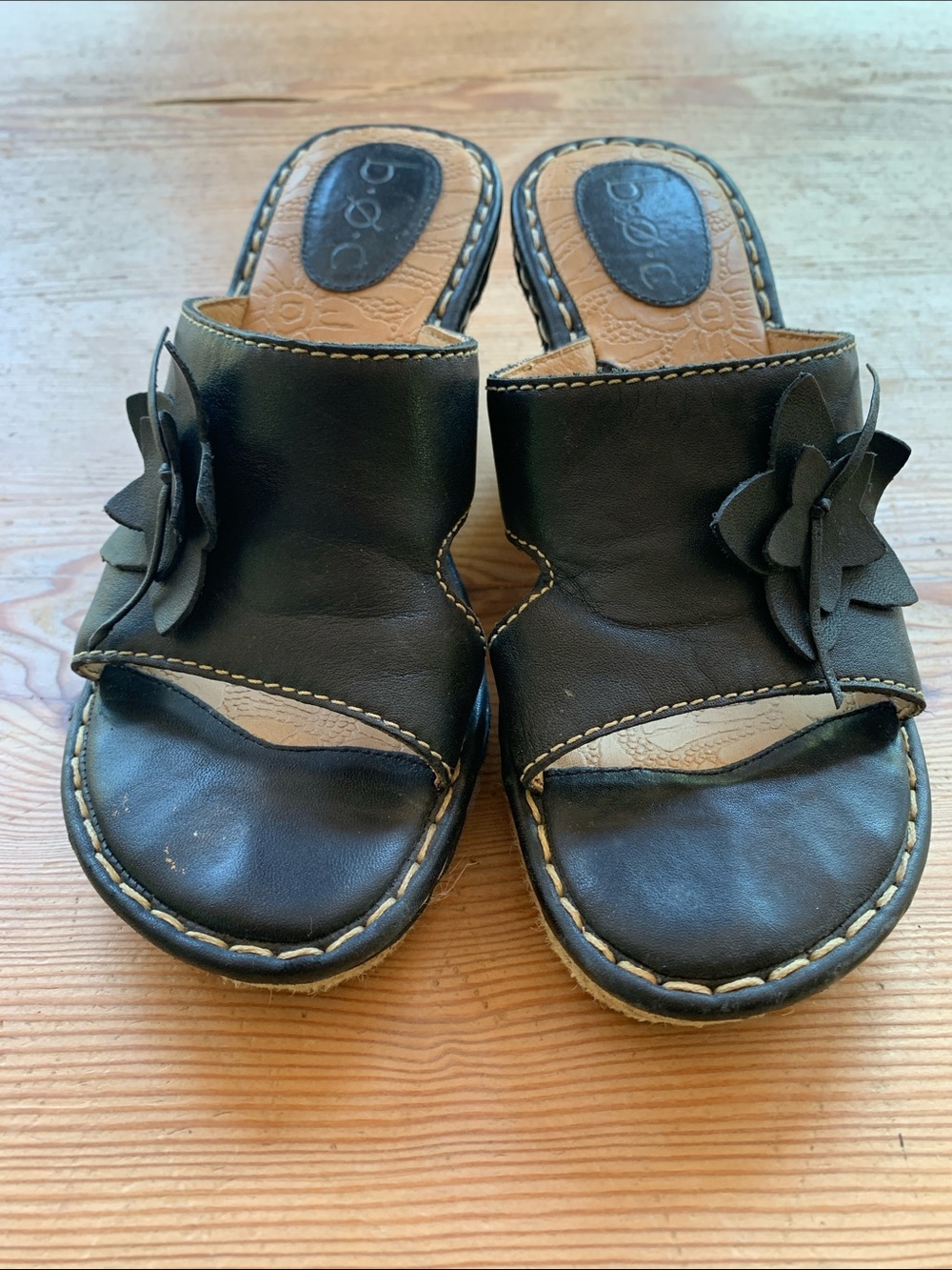 B.o.c leather slide